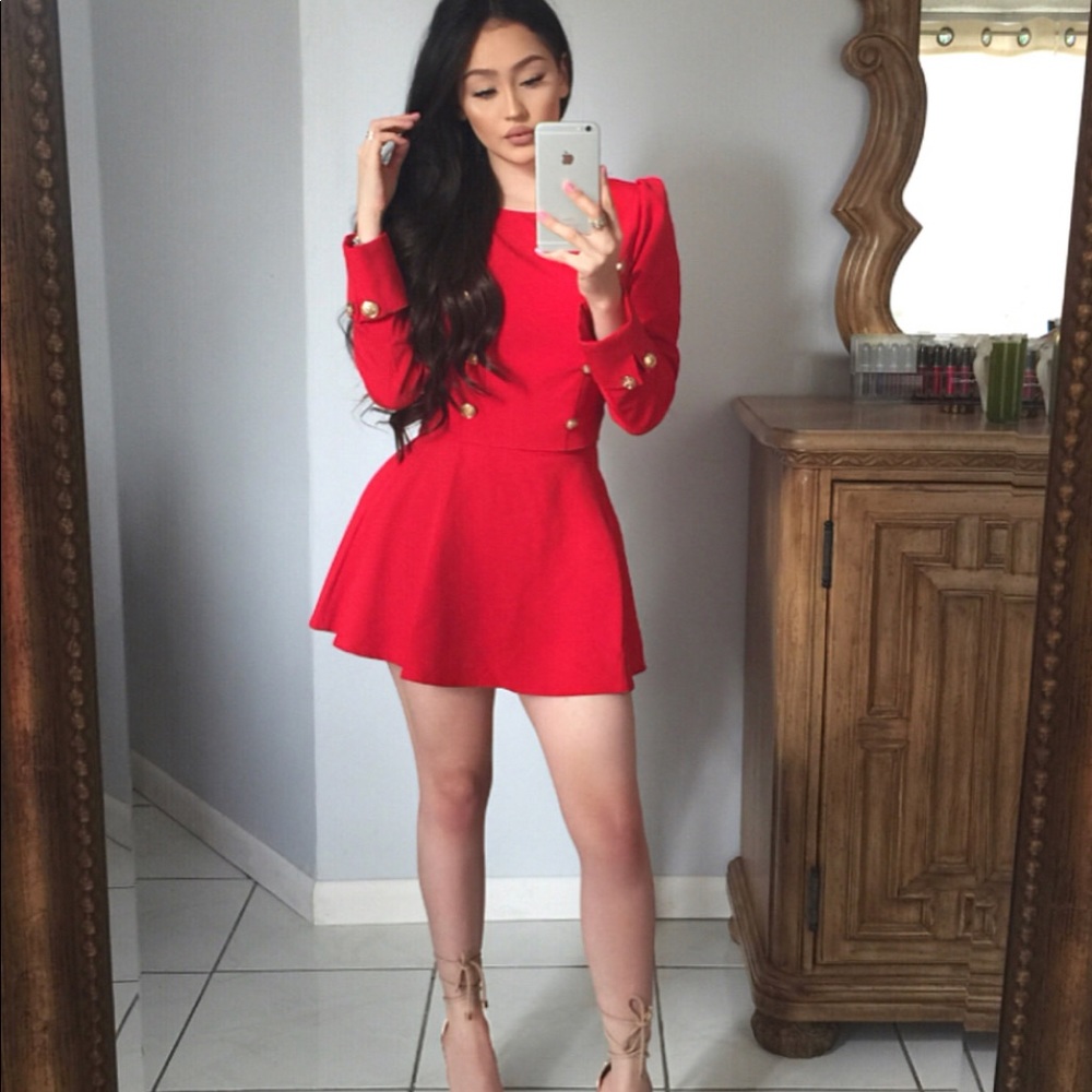 Red two piece set
